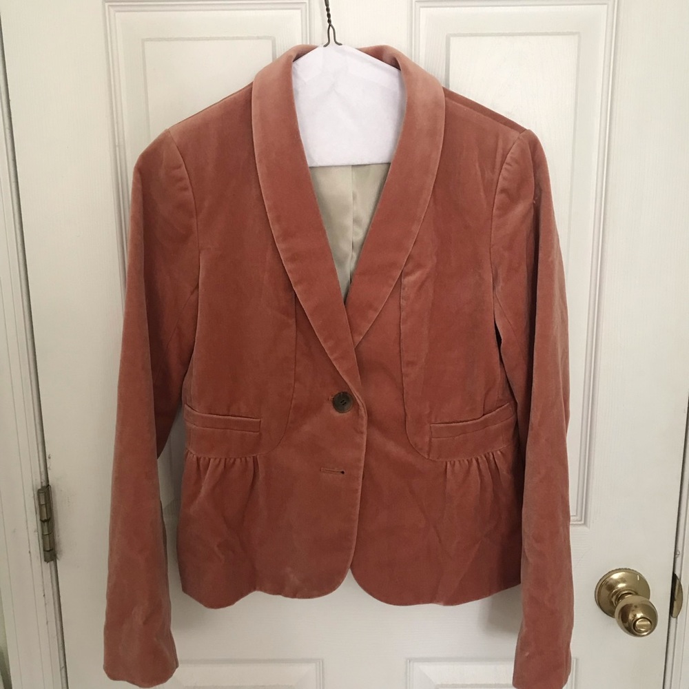 Velvet J. Crew Ruched Blazer